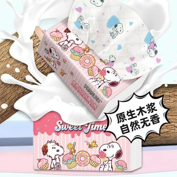 ✨臺灣出貨✨史努比印花抽紙加大加厚家用一整箱可愛紙巾學生宿舍餐巾紙衛生紙