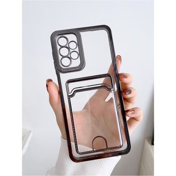 適用三星A55手機殼A35電鍍插卡A25 5G全包邊A15防摔S24FE透明A54卡通硅膠A34網紅女款A16時尚卡包S25 Edge創