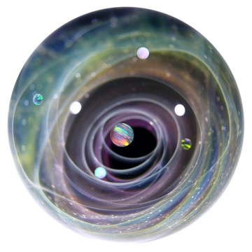59mm 宇宙玻璃球擺設 no.M304