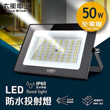 太星電工 50WLED防水投射燈/全電壓 WDA3050