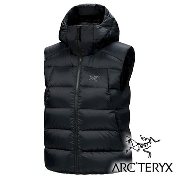 【Arc'teryx 始祖鳥】女Thorium羽絨連帽背心(鵝絨PF750)『黑』X010547 戶外 露營 登山 健行 休閒 時尚 出國 旅遊 保暖 禦寒 羽絨背心