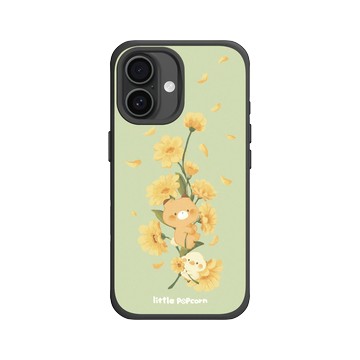 iPhone 16 SolidX 黑 - 小玉米花 Littlepopcorn - 金盞花