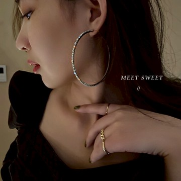 夸張大耳圈女氣質韓國網紅高級感耳墜圓圈耳環時尚個性歐美耳飾