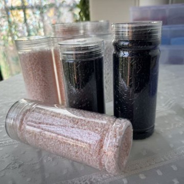 拼拼豆豆🌈 拼豆融合豆急救包黑白灰2.6mm融合豆瓶裝手作diy玩具拼豆 拼豆材料 手作材料