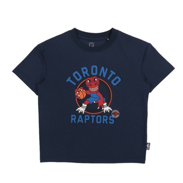 NBA TORONTO RAPORS 寬版T恤 童裝上衣 深藍色/印花圖示 中性款 35261010 80 noB23