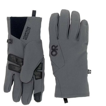 ├登山樂┤Outdoor Research Men Sureshot Softshell Glove Storm 男款軟殼保暖手套 灰色 # 300022-1288