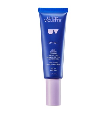 Ultra Violette Lean Screen Mineral Mattifying Fragrance-Free Skinscreen Spf 50+