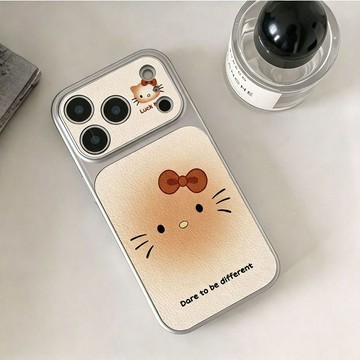 小羊皮麵包小貓手機殼iPhone17/18潮16plus蘋果15promax防摔14卡通13大視窗