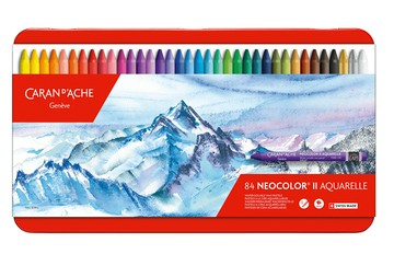 瑞士 CARAN D'ACHE 卡達NEOCOLOR™ II專業級水性蠟筆 84色7500.384【APP滿額下單10%點數(單一帳號最高5000點)】1/31止