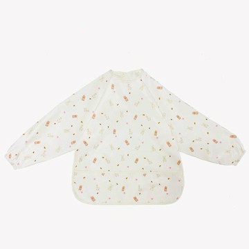 【安琪兒婦嬰百貨】棉嬰庫 MianYingKu 嬰兒防水長袖圍兜-羊駝(多款選擇)