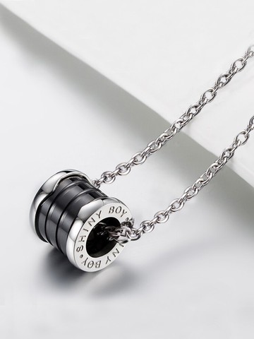 韓版鈦鋼項鏈男士個性潮男嘻哈吊墜掛件女學生掛墜情侶首飾配飾品