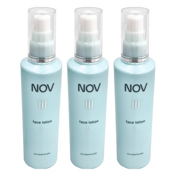 NOV 娜芙 潤膚露 III L 化妝水 清爽型  120ml  3件