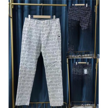 B039  日本高爾夫舒服男士春夏新品字母滿印休閑長褲  GOLF  褲子