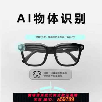 【台灣公司 可打統編】AI智能眼鏡拍攝眼鏡1080P翻譯高清拍照錄像錄音識物手機通話聽歌