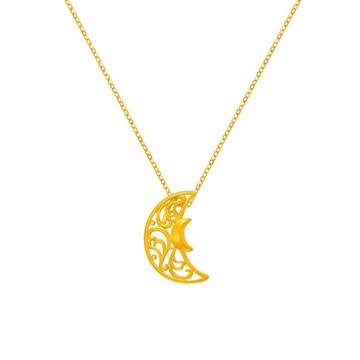 Just Gold 月光女神 黃金吊墜-不含鍊 (網路限定)
