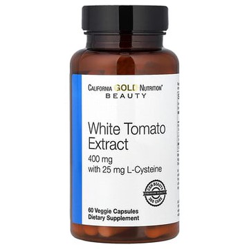 California Gold Nutrition, 白番茄提取物，60 粒素食膠囊