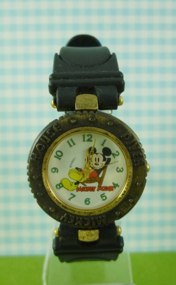 【震撼精品百貨】米奇/米妮_Micky Mouse~手錶~優閒午後圖案