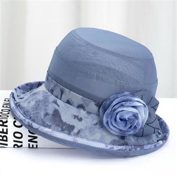 【巴黎精品】現貨+預購 防曬帽漁夫帽遮陽帽大帽簷戶外登山透氣速乾-花朵禮帽女帽子4色a1jg56