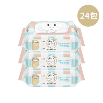 貝恩 超純水80片裝嬰兒保養柔濕巾(24入裝)箱購-馬年限定版