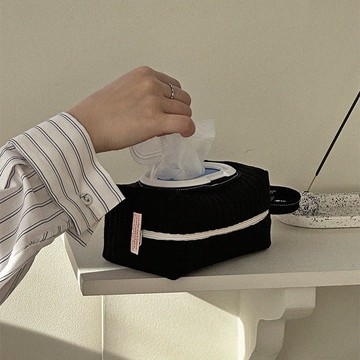 濕軟衛生紙收納套 _ 黑色