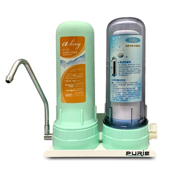 purie 普瑞diy兩道淨水器 奈米銀複合濾心+奈米銀cto碳棒(複合濾心 殺菌率99.9%)