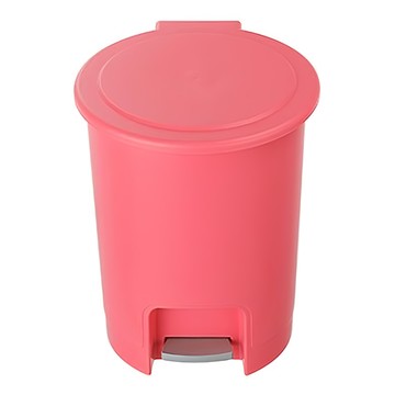 KEYWAY 聯府 彩虹踏式垃圾桶  15L  粉紅色