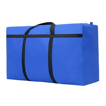 強韌600D超大耐重防水收納袋  100x60x25cm  藍色  1個