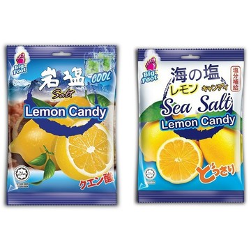 BF檸檬糖(袋裝) (薄荷岩鹽-128g/包)(海鹽-150g/包)【現貨】