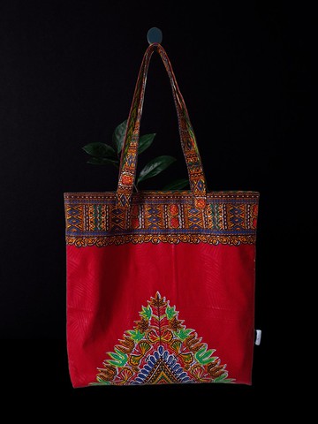 手工非洲布藝單肩包，布袋，包