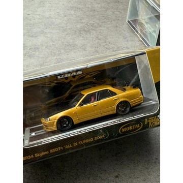 MORTAL 1/64 日產 Nissan Skyline GTR ER34 25GT-t 佛山車展 限定車 合金模型車