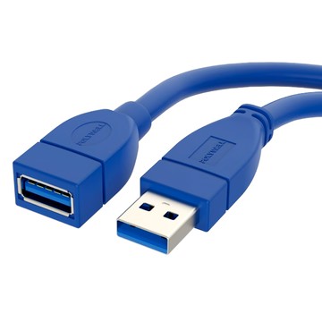 POLYWELL 寶利威爾 USB 3.0 A公 To A母 50cm 藍色  PW15-W45-Q005  1條  0.5m