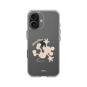 iPhone 17 Clear Case（相機按鈕） 透明 - 迪士尼-米奇 Mickey - 米奇 - 剪影版