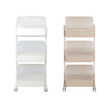 Plafarm NEW COCOMOM移動式防塵收納拉拉車(三層)收納推車|尿布推車