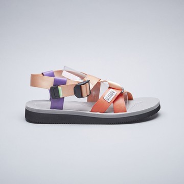 SUICOKE CHIN2-CAB OG-023-2CAB 粉灰 抗菌鞋床 綁帶 涼鞋【SK200232CABPG】KS