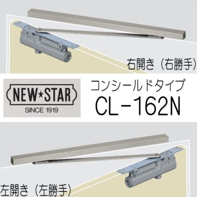 別倉庫からの配送】 ニュースター コンシールド ドアクローザー CL