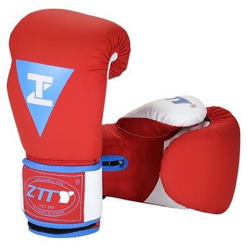 Ztty 拳擊手套 FC052-A3 紅藍色 聚酯纖維  10oz(手長15~18cm)  1雙