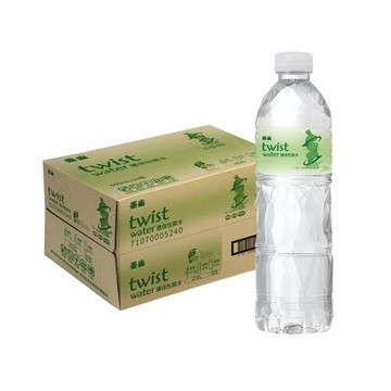泰山 twist ｗater環保包裝水600ml(24入/箱)