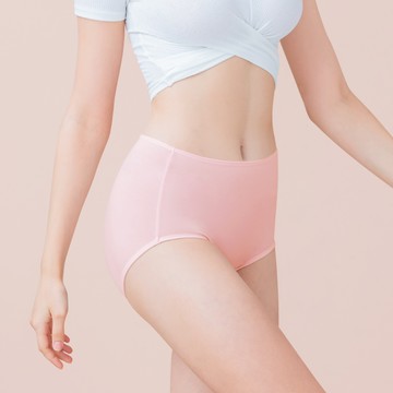 【滿800享88折】美膚保養絲蛋白高腰L-Q(2XL)內褲 玫瑰粉 2189-32