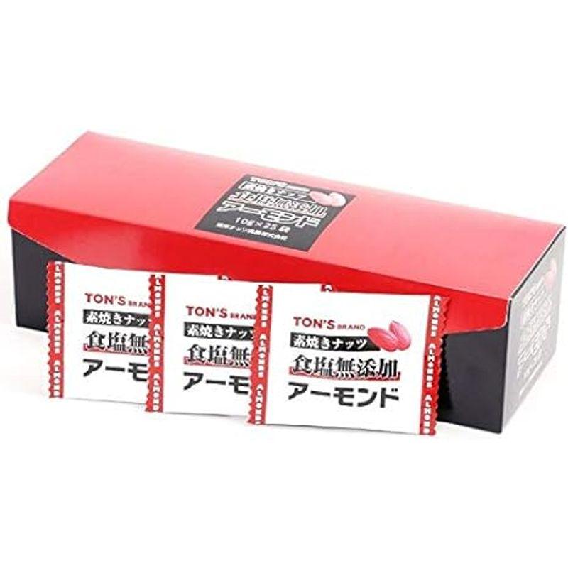 東洋ナッツ トン 素焼きアーモンド 250ｇ(10ｇ×25袋)×8箱入