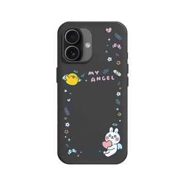 iPhone 17 SolidX 黑 - 懶散兔與啾先生 Lazy Rabbit and Mr.Chu - My Angel