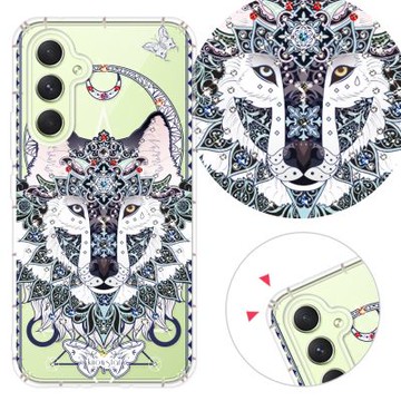 KnowStar 三星 A、M 系列 奧地利彩鑽防摔手機殼-狼嚎 A17/A56/36/26/16/55/54/53/52s/35/14/34/32/71