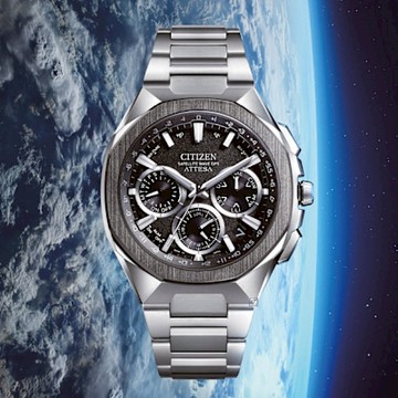 CITIZEN 星辰 ATTESA GPS 對時 陶瓷錶圈光動能腕錶 男錶 手錶 聖誕節 禮物-44mm CC4104-53E