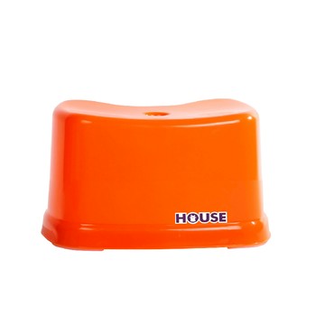 【HOUSE】胖胖止滑椅-小-１０入/休閒椅/戶外椅/孩童椅/夜市椅(橘色