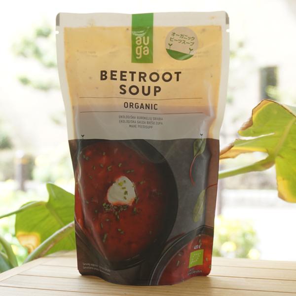 auga オーガニック (ビーツ)スープ 400g むそう BEETROOT SOUP ORGANIC