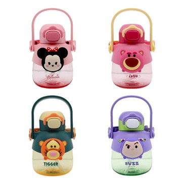 Disney 兒童吸管隨身水瓶x2入(760毫升)