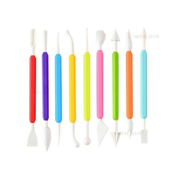 陶泥塑形工具 8件套工具 翻糖雕刻刀 塑形刀 diy雕花塑形筆 軟陶泥 黏土工具