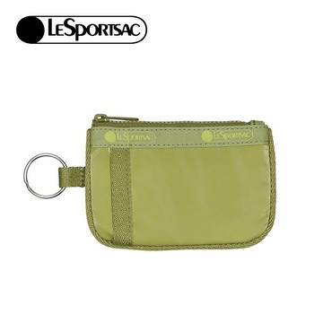 |快速出貨|Lesportsac Key Card Holder 卡片零錢包/ 亮面橄欖綠