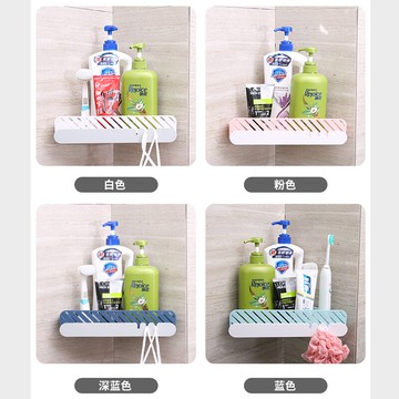 衛生間置物架壁掛 吸盤置物架廁所浴室置物架 免打孔洗漱臺收納架
