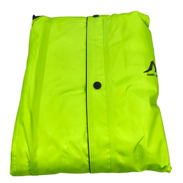 Moto cap 鈦鴻 雙側開套裝雨衣 M202  L  黃色