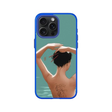 iPhone 15 Pro Max Clear 激光藍 - Janice Sung - Ren 純淨